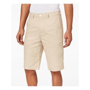 SEANJOHN Mens Beige Relaxed Fit Shorts 30 Waist